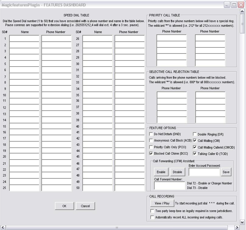 MagicFeatures Dashboard